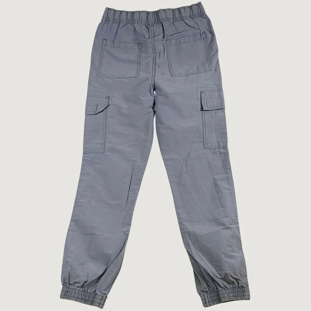 The Children's Place Cargo Joggers Pants BIG BOY Size 14 Gray Adjustable‎ Waist